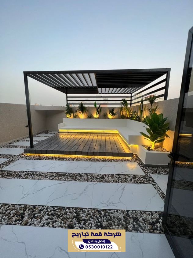 تنسيق حدائق فلل الرياض باحدث التصاميم - 0530010122