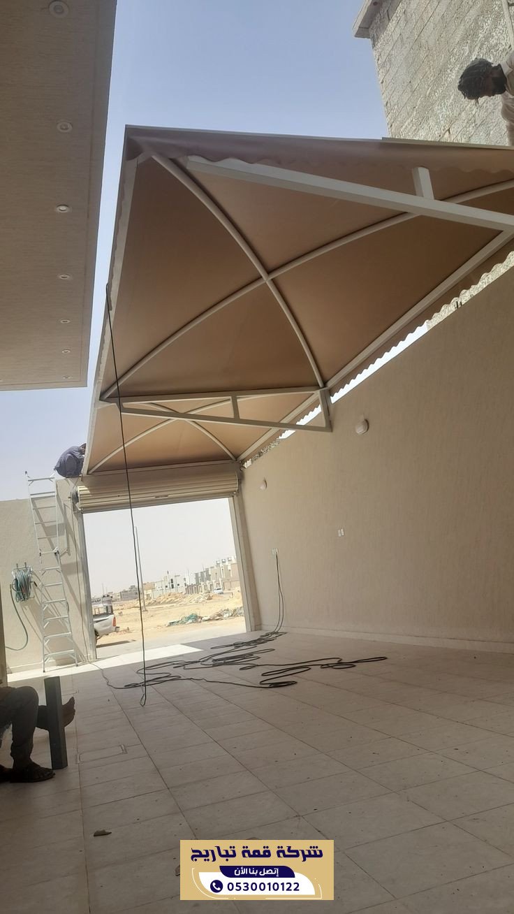 مظلات PVC الرياض مقاومة للحرارة والعوامل الجوية